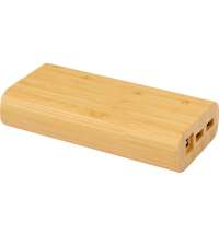 Портативное зарядное устройство &laquo;Tulda&raquo; из бамбука, 20000 mAh