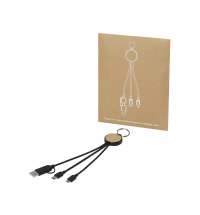 Кабель для зарядки &laquo;Tecta&raquo; 6 в 1 с брелком