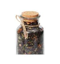 Чай черный с соком ананаса, клубникой, мятой, медом и лимоном