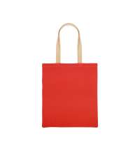 Сумка для шопинга &laquo;Twin&raquo; двухцветная из хлопка, 180 г/м2