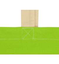 Сумка для шопинга &laquo;Twin&raquo; двухцветная из хлопка, 180 г/м2