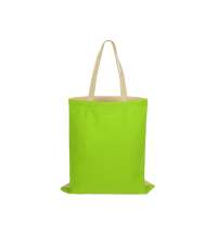 Сумка для шопинга &laquo;Twin&raquo; двухцветная из хлопка, 180 г/м2