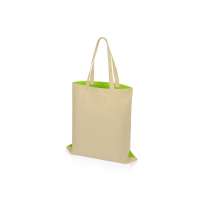 Сумка для шопинга &laquo;Twin&raquo; двухцветная из хлопка, 180 г/м2