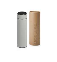 Вакуумный термос &laquo;Module X&raquo; с индикатором температуры и медной изоляцией, 500 мл, крафтовый тубус