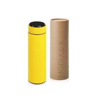 Вакуумный термос &laquo;Module X&raquo; с индикатором температуры и медной изоляцией, 500 мл, крафтовый тубус