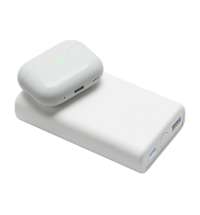 Внешний беспроводной аккумулятор 2-в-1 с функцией зарядки Apple Watch, QC/PD &laquo;AtomIQ&raquo;, 10000 мАч