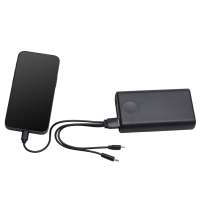 Внешний беспроводной аккумулятор 2-в-1 с функцией зарядки Apple Watch, QC/PD &laquo;AtomIQ&raquo;, 10000 мАч