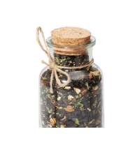 Чай черный с соком ананаса, клубникой, мятой, медом и лимоном, мини