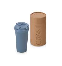 Вакуумная термокружка «Grant», soft-touch, тубус