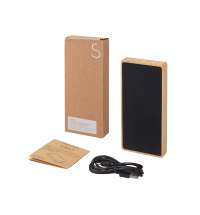 Внешний аккумулятор с подсветкой лого и солнечной панелью &laquo;Reedia S1&raquo;, 10000 mAh