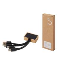 Кабель 3-в-1 с подсветкой лого &laquo;Reedia S6&raquo;