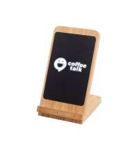 Беспроводное зарядное устройство 2-в-1 с подсветкой лого «Reedia S4», 15 Вт