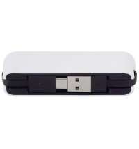 USB-хаб &laquo;Hubix&raquo; с коннектором 2-в-1 USB-C и USB-A, 2.0