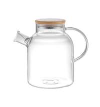 Стеклянный чайник с бамбуковой крышкой &laquo;Sencha M&raquo;