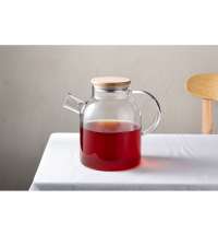 Стеклянный чайник с бамбуковой крышкой &laquo;Sencha M&raquo;