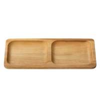 Менажница из акации с двумя секциями &laquo;Almond&raquo;