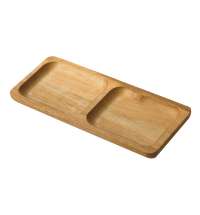 Менажница из акации с двумя секциями &laquo;Almond&raquo;