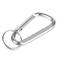 Брелок-карабин из переработанного алюминия «Alumina»