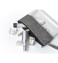 Прозрачная косметичка &laquo;Leony&raquo; из ПВХ и ткани