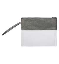 Прозрачная косметичка &laquo;Leony&raquo; из ПВХ и ткани