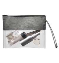 Прозрачная косметичка &laquo;Leony&raquo; из ПВХ и ткани