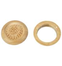 Расческа с зеркалом &laquo;Daisy&raquo; из бамбука