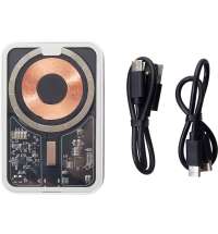 Беспроводной магнитный внешний аккумулятор с QCPD &laquo;MagnifIQ&raquo;, 10000 мАч, 15 Вт