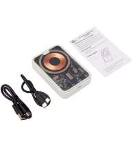 Беспроводной магнитный внешний аккумулятор с QCPD &laquo;MagnifIQ&raquo;, 10000 мАч, 15 Вт