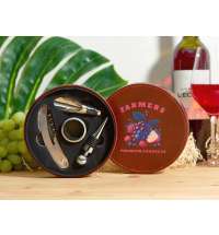 Набор аксессуаров для вина &laquo;Fabrizio&raquo; с рельефной УФ-печатью