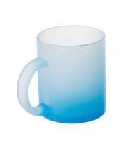 Стеклянная матовая кружка с градиентом для сублимации &laquo;Омбре&raquo;