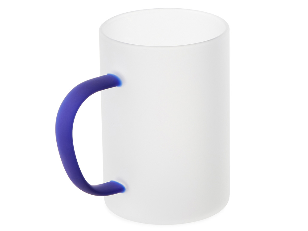 Стеклянная матовая кружка для сублимации &laquo;Акцент&raquo;