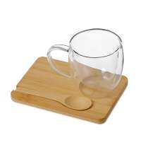 Кружка с двойными стенками на подставке с ложкой &laquo;Teatrio&raquo;