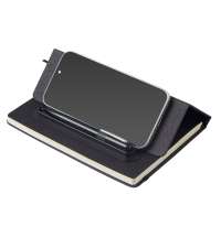 Блокнот А5 &laquo;NotaBene&raquo; с металлической шариковой ручкой и подставкой для телефона