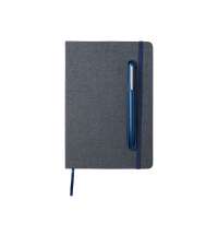 Блокнот А5 &laquo;NotaBene&raquo; с металлической шариковой ручкой и подставкой для телефона