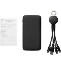 Набор из внешнего аккумулятора и универсального кабеля с подсветкой лого &laquo;Reserve LED&raquo;, 10000mAh