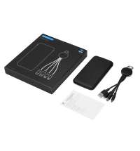 Набор из внешнего аккумулятора и универсального кабеля с подсветкой лого &laquo;Reserve LED&raquo;, 10000mAh