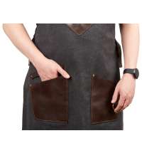 Фартук из канваса с карманами