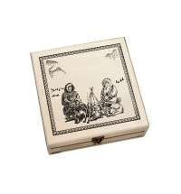 Подарочный набор c чаем &laquo;Сокровища Севера&raquo; в деревянной шкатулке без лого