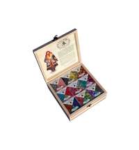 Подарочный набор c чаем &laquo;Сокровища Севера&raquo; в деревянной шкатулке без лого