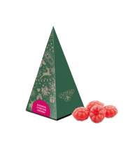 Карамель леденцовая со вкусом малины в подарочной упаковке