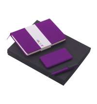 Подарочный набор &laquo;COLOR IT&raquo; c блокнотом, ручкой и повербанком, 5000 mAh