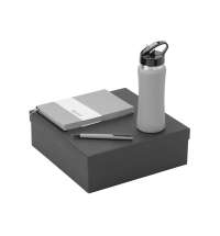 Подарочный набор c блокнотом C1, ручкой и бутылкой