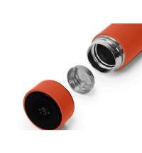 Термос FAMILY MARK LED, индикатор, soft touch