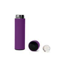 Термос FAMILY MARK LED, индикатор, soft touch