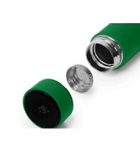 Термос FAMILY MARK LED, индикатор, soft touch