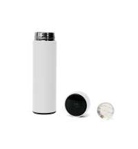 Термос FAMILY MARK LED, индикатор, soft touch