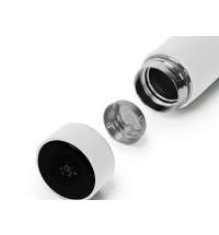 Термос FAMILY MARK LED, индикатор, soft touch