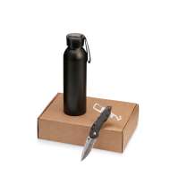 Подарочный набор с бутылкой для воды и ножом «Tourist»
