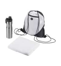 Спортивный&nbsp;набор&nbsp;со стальной бутылкой и полотенцем&nbsp;&laquo;Advanced&raquo;