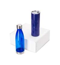 Подарочный набор с термокружкой и бутылкой «Water cross»